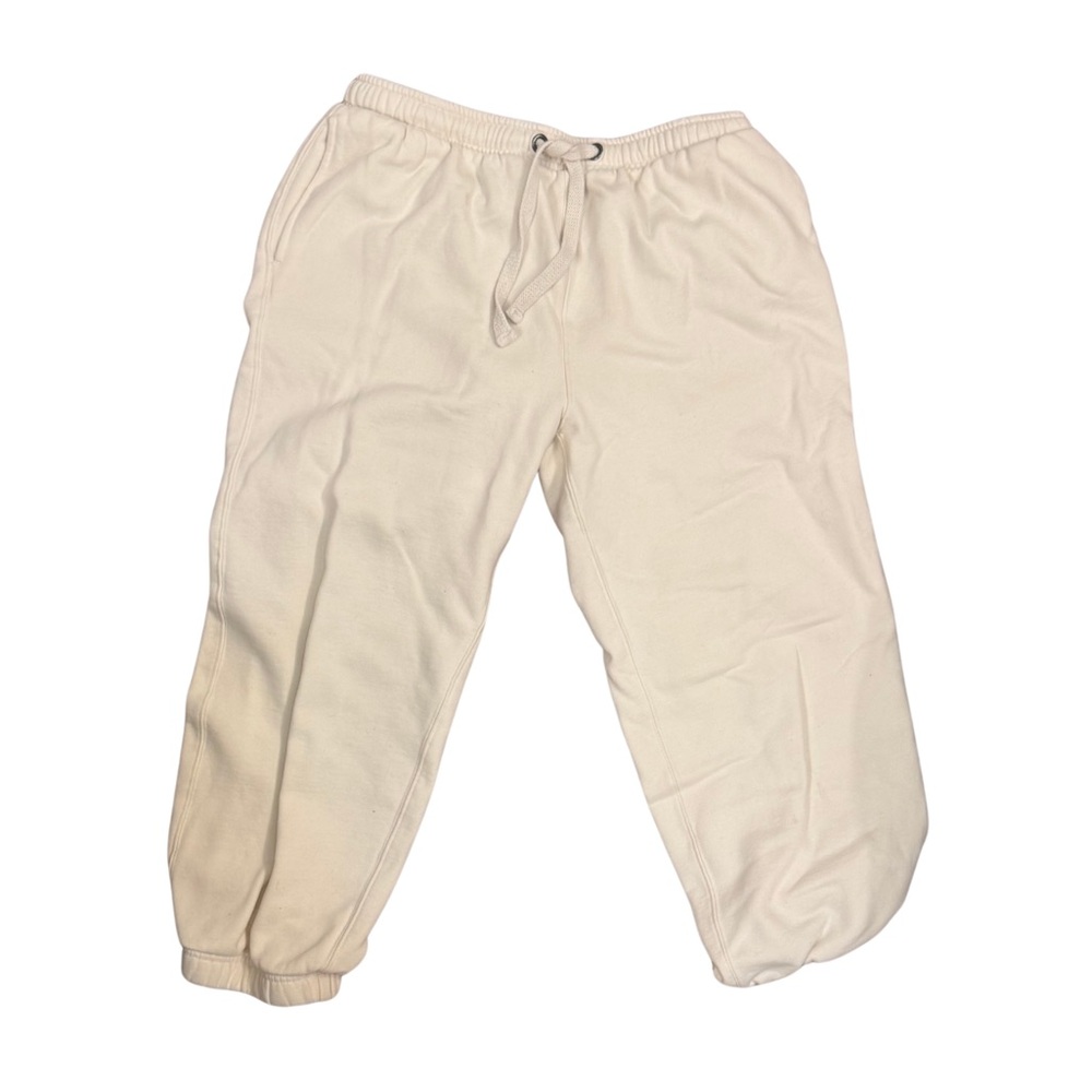 Aeropostale Off-White Fleece Joggers - Picture 2 of 5